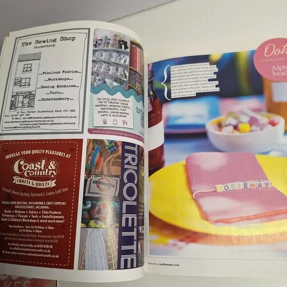 Mollie Makes Issue 14 2012 Magazine Felted Macrons Handmade Fun DIY Projects - Picture 9 of 12